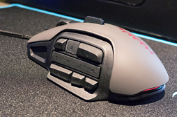 画像ギャラリー No.010のサムネイル画像 / ［gamescom］ROCCAT，左サイドボタンの数と配置をカスタマイズできるマウス「Nyth」を正式発表。マウスパッド一体型キーボードも