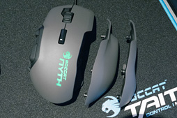 画像ギャラリー No.014のサムネイル画像 / ［gamescom］ROCCAT，左サイドボタンの数と配置をカスタマイズできるマウス「Nyth」を正式発表。マウスパッド一体型キーボードも