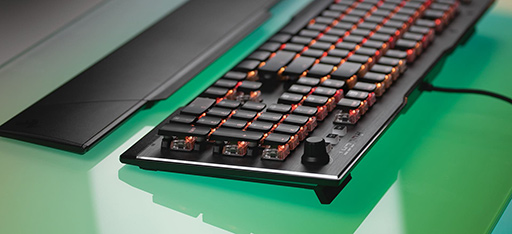 画像ギャラリー No.006のサムネイル画像 / ROCCAT，英語配列メカニカルキーボード「Vulcan 120 AIMO」を国内発売。低遅延が売りの独自キースイッチを採用