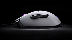画像ギャラリー No.002のサムネイル画像 / ROCCATのゲーマー向けマウス「KAIN 122 AIMO」が発売。新型独自センサーを採用した「KAIN 120 AIMO」のホワイトモデル