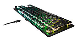 画像ギャラリー No.003のサムネイル画像 / ROCCATの英語配列10キーレスキーボード「Vulkan TKL PRO」が国内発売。長寿命が売りの独自光学式キースイッチを採用する
