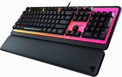 画像ギャラリー No.006のサムネイル画像 / ROCCATからエントリー市場向けキーボードが登場。赤軸とメンブレンの2製品