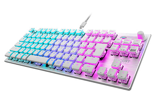 画像ギャラリー No.006のサムネイル画像 / ROCCATのゲーマー向け10キーレス低背キーボード「Vulcan TKL」ホワイトモデルやワイヤレスヘッドセットが11月25日に発売