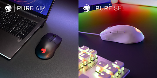 画像ギャラリー No.004のサムネイル画像 / 重さ約54gのROCCAT製ハイエンドワイヤレスマウス「Pure Air」が11月24日発売。約49gで約5000円のワイヤードマウスも登場