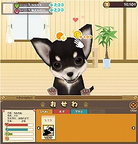 画像ギャラリー No.002のサムネイル画像 / わんこを育てるmixiアプリ「わんこのお部屋」β版が18日に登場