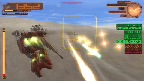 画像ギャラリー No.002のサムネイル画像 / 「ARMORED CORE LAST RAVEN Portable」，公式サイトのBattleTVで投稿リプレイデータを公開