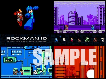 画像ギャラリー No.003のサムネイル画像 / 「ロックマン10」Twitter用壁紙を配信＆“E缶”が特大クッションに