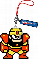 画像ギャラリー No.003のサムネイル画像 / ドット絵「ロックマン」やあのボスキャラ達のストラップ第2弾が登場
