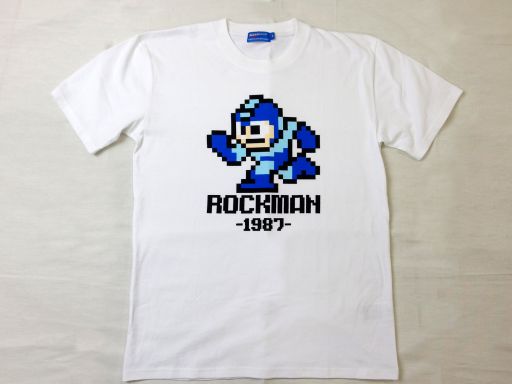 画像ギャラリー No.001のサムネイル画像 / トレーナーに続き,8ビットロックマンのTシャツがしまむらで販売開始