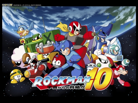 画像ギャラリー No.004のサムネイル画像 / 「ロックマン10」配信開始。記念壁紙の“Webメディア版”を掲載