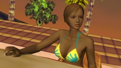 画像ギャラリー No.015のサムネイル画像 / 「DEAD OR ALIVE Paradise」，“かすみ”と“リサ”のセクシーなグラビアカットを掲載。予約特典「お風呂ポスター」の画像も公開に
