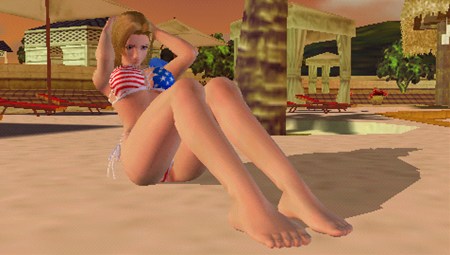画像ギャラリー No.018のサムネイル画像 / 「DEAD OR ALIVE Paradise」女の子達との関係を表すパラメータ「なかよし度」を上げるとレアなグラビアショットが見られるかも？