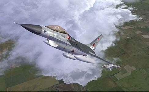 画像ギャラリー No.001のサムネイル画像 / オーバーランド，F-16をフィーチャーした「MSFS X」のアドオン，「Aerosoft F-16 Fighting Falcon X」を本日から発売開始