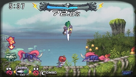 画像ギャラリー No.001のサムネイル画像 / 斬撃やプリニー連射がオートに。「プリニー2 〜特攻遊戯! 暁のパンツ大作戦ッス!!〜」のDLC“魔界大根・連射妖精さん付き”が本日より配信開始