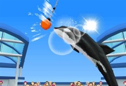 画像ギャラリー No.004のサムネイル画像 / イルカやペンギンたちと触れ合える！ NDS「みんなの水族館」が2010年3月に発売