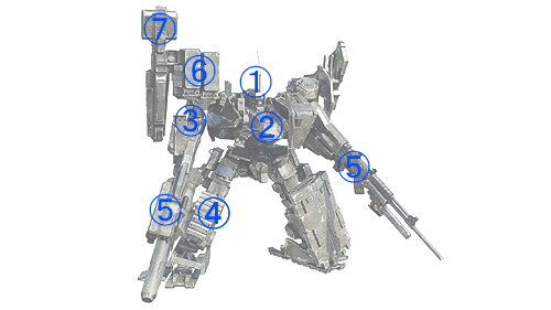 画像ギャラリー No.004のサムネイル画像 / 機体パーツは11カテゴリ＆計500以上。「ARMORED CORE V」，機体アセンブルやパーツカテゴリ，新アクションなどの最新情報が到着