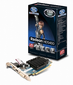 画像ギャラリー No.001のサムネイル画像 / アスク,Sapphire製のHD 5450カード5モデルを市場投入