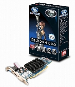 画像ギャラリー No.006のサムネイル画像 / アスク,Sapphire製のHD 5450カード5モデルを市場投入