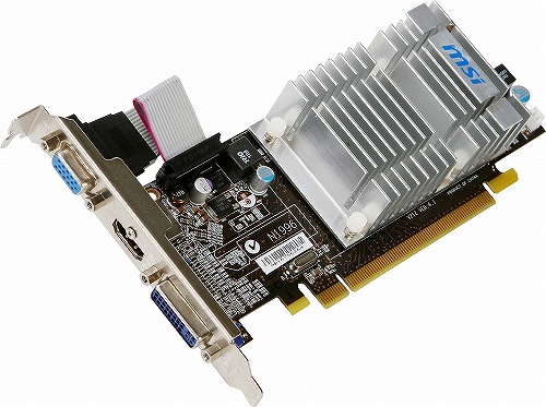 画像ギャラリー No.003のサムネイル画像 / MSI，大型のファンレスクーラーを搭載したHD 5450カード発表