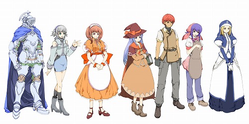 画像ギャラリー No.003のサムネイル画像 / 携帯用MMORPG「ソーサリーサーガ」,課金方式にアイテム課金制を採用。プレイヤーキャラクターのイラストも公開