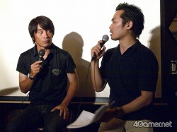 画像ギャラリー No.016のサムネイル画像 / 「サカつくDS ワールドチャレンジ2010 メディア最強チーム決定戦」で,4Gamer代表選手がゲスト解説の中西哲生氏にドキドキ大接近