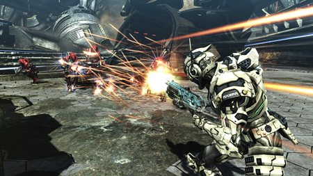 画像ギャラリー No.033のサムネイル画像 / 「VANQUISH」登場人物や行く手を阻む強敵，武器などの情報が公開。予約特典で強力な武器3種が入手できるダウンロードコードが付属