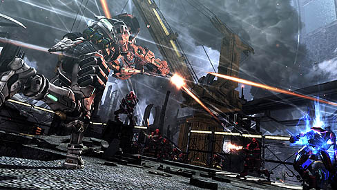 画像ギャラリー No.003のサムネイル画像 / セガ,「VANQUISH(ヴァンキッシュ」の体験版第2弾となる「VANQUISH CHALLENGE MODE DEMO」の配信を本日開始。タイムアタックコンテストも同時に開催