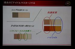 画像ギャラリー No.004のサムネイル画像 / ［CEDEC 2010］「次世代アイドルマスター」はこうして作られている！　トゥーンシェーディングの概念を覆す最新処理とは
