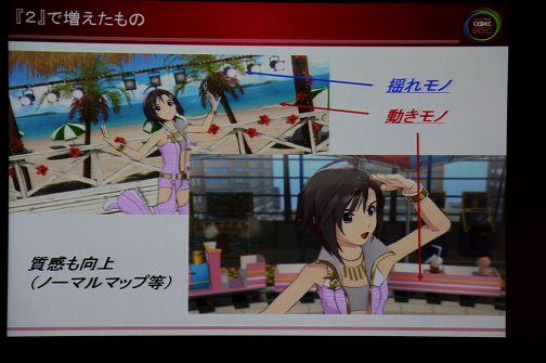 画像ギャラリー No.019のサムネイル画像 / ［CEDEC 2010］「次世代アイドルマスター」はこうして作られている！　トゥーンシェーディングの概念を覆す最新処理とは