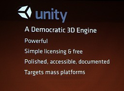 画像ギャラリー No.006のサムネイル画像 / ［CEDEC 2010］フリー版もアリ，意外と凄い「Unity」はゲームエンジンに価格破壊をもたらすか
