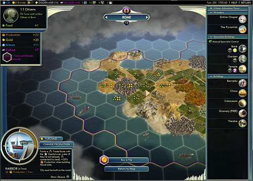 画像ギャラリー No.006のサムネイル画像 / ［E3 2010］ヘックス採用＆スタック廃止で「Civilization V」はどうなるのか。デモプレイでいろいろチェックしてきた