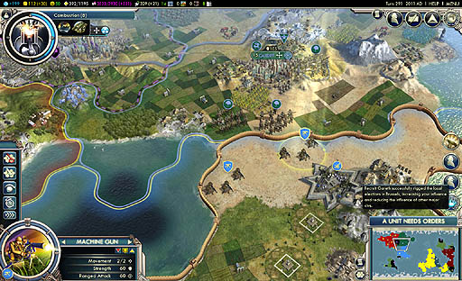 画像ギャラリー No.003のサムネイル画像 / 「Civilization V」がSteam Workshopをサポート。拡張パックのリリースを前に,カスタムマップなどが続々と公開