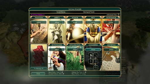 画像ギャラリー No.002のサムネイル画像 / 社会政策にも大きな変化が。「Sid Meier’s Civilization V」の最新拡張パック「Brave New World」の解説トレイラー第3弾が公開