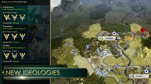 画像ギャラリー No.004のサムネイル画像 / 社会政策にも大きな変化が。「Sid Meier’s Civilization V」の最新拡張パック「Brave New World」の解説トレイラー第3弾が公開