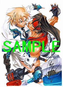画像ギャラリー No.002のサムネイル画像 / 「GUILTY GEAR×BLAZBLUE」楽曲ライブ会場で複製原画先行販売