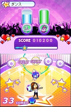 画像ギャラリー No.010のサムネイル画像 / お気に入りのキャラクターでスターを目指すアイドル育成SLG「アイドル★ナイツ」がDSiウェアで登場