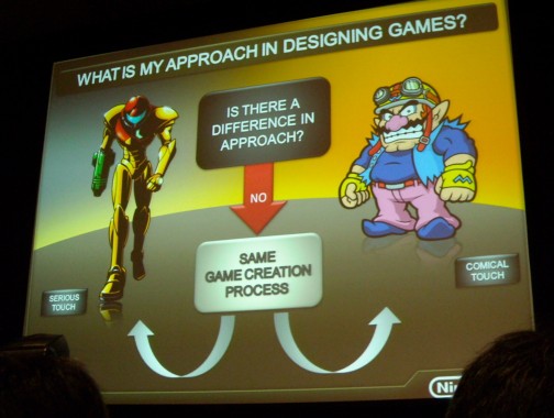 画像ギャラリー No.011のサムネイル画像 / ［GDC 2010］「メトロイド」「ワリオ」を手がける坂本賀勇氏 シリアスなゲームもコミカルなゲームも制作可能な創作の秘密とは？ 