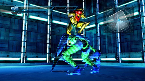 画像ギャラリー No.001のサムネイル画像 / 「METROID Other M」,実際のゲーム映像が見られるムービーが公開,三人称と一人称を切り替える独特の操作方法も明らかに