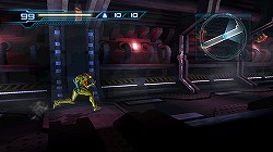 画像ギャラリー No.002のサムネイル画像 / 「METROID Other M」,実際のゲーム映像が見られるムービーが公開,三人称と一人称を切り替える独特の操作方法も明らかに