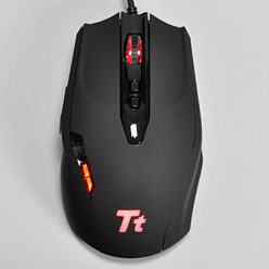 画像ギャラリー No.009のサムネイル画像 / Thermaltakeのゲーマー向けマウス第1弾「Tt eSPORTS BLACK」レビュー。かぶせ持ち派なら選択肢になるか