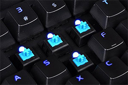 画像ギャラリー No.004のサムネイル画像 / Tt eSPORTS,“Cherry青軸風”スイッチ採用の10キーレスゲーマー向けキーボードを発表