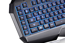 画像ギャラリー No.005のサムネイル画像 / 最大8キーのロールオーバーに対応するTt eSPORTSのゲーマー向けキーボード「Challenger Prime」が4300円前後で国内発売
