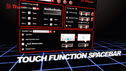 画像ギャラリー No.007のサムネイル画像 / ［Space］キーにタッチセンサーを内蔵した変わり種キーボード「POSEIDON Z TOUCH」がTt eSPORTSから登場