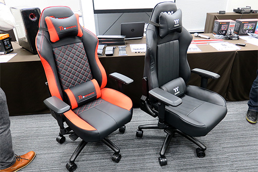 画像ギャラリー No.002のサムネイル画像 / Tt eSPORTSのゲーマー向けチェアは椅子で寝るクセのある人向け? Thermaltakeのイベントでゲーマー向け新製品をチェックしてきた