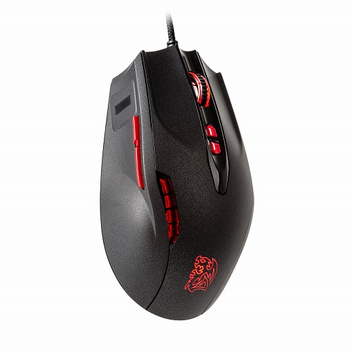 画像ギャラリー No.002のサムネイル画像 / Tt eSPORTSの「指紋認証センサー付きゲーマー向けマウス」が税込約9700円で国内発売