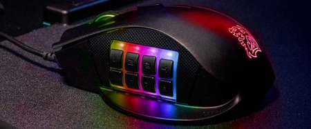 画像ギャラリー No.003のサムネイル画像 / 回転式の左12ボタンを採用するTt eSports製マウス「NEMESIS RGB」が国内発売