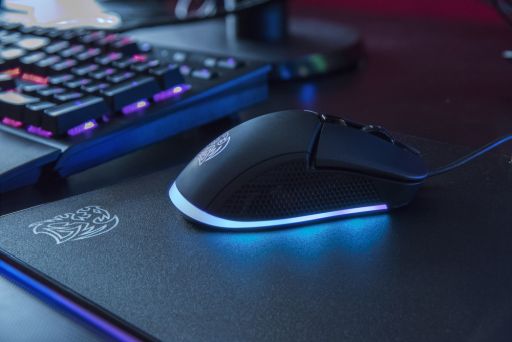 画像ギャラリー No.003のサムネイル画像 / 税込4300円前後。Tt eSPORTSの光学センサー搭載右手用マウス「Iris Optical RGB」が国内発売