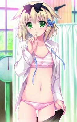 画像ギャラリー No.036のサムネイル画像 / 隣の幼馴染,ロボ,エース,それとも妄想鼻血ムスメか?遺伝子以外は平凡な青年が主人公の恋愛ADV「W.L.O. 世界恋愛機構」が6月3日に発売