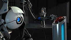 画像ギャラリー No.002のサムネイル画像 / 2人で一緒にピンチを乗り越えろ。Valveが「Portal 2」のCo-opを紹介する,最新ムービーと画像を公開