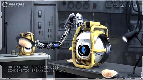 画像ギャラリー No.003のサムネイル画像 / 「Portal 2」の2体のロボットの役割とは。Aperture Scienceのプロモーションムービー第2弾，「Bot Trust」公開